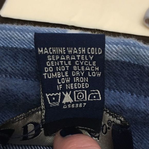 Blue Plaid Women's Top - Picture 4 of 4